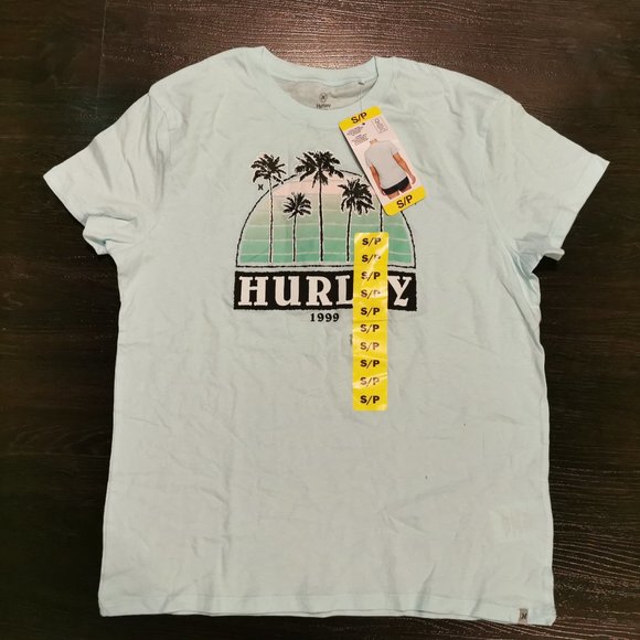 Hurley Ladies' Short Sleeve Graphic Tee (Light Green) S/P - Picture 2 of 6